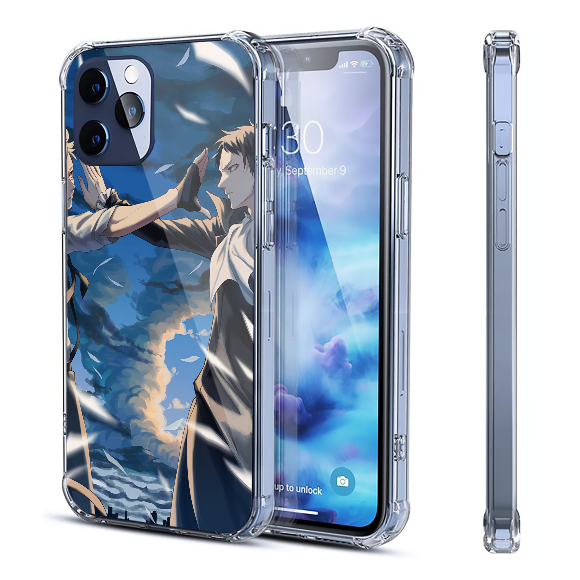 （画像用） 文豪ストレイドッグス Bungo Stray Dogs 【iPhone 12シリーズ対応】透明スマホケース（クリアソフトケース）